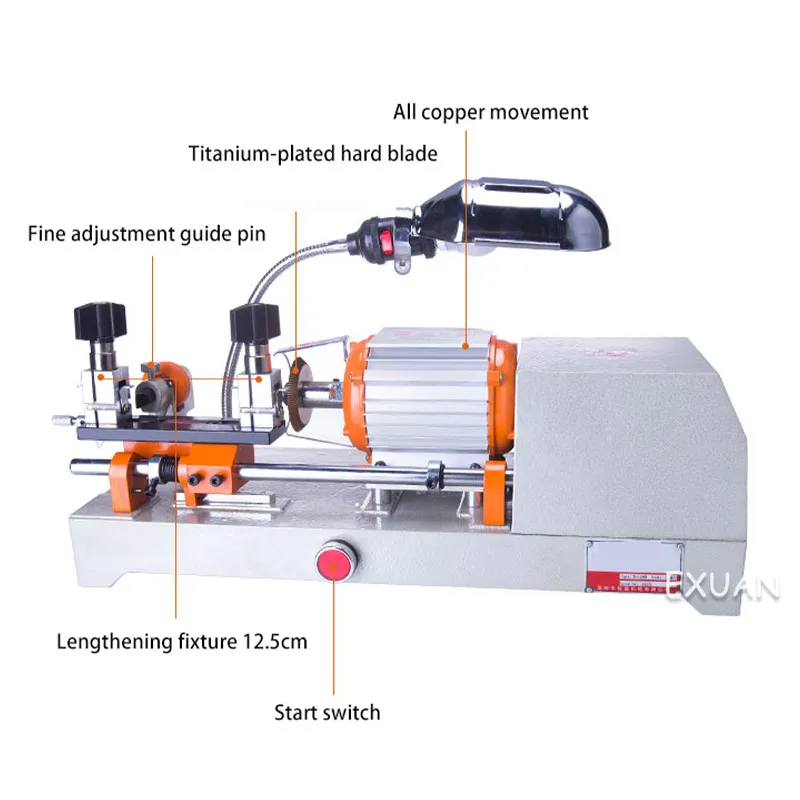 

Horizontal key machine key duplicating machine fine-tuning and lengthening fixture multi-function key equipment new style