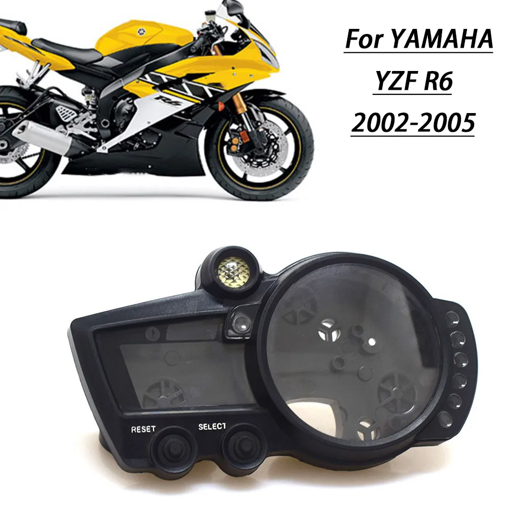 

Motorcycle speedometer tachometer instrument gauge case cover for Yamaha YZF-R1 YZFR1 2002 2003 YZF-R6 YZF R6 2003 2004 2005