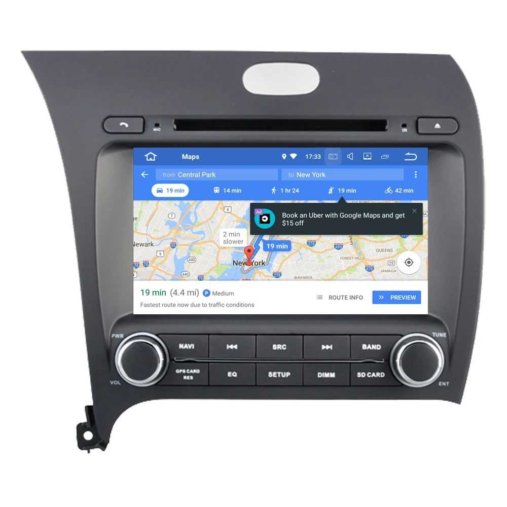 Автомагнитола RoverOne с DVD GPS для Kia K3 Forte Cerato Android 10 сенсорный экран мультимедийный