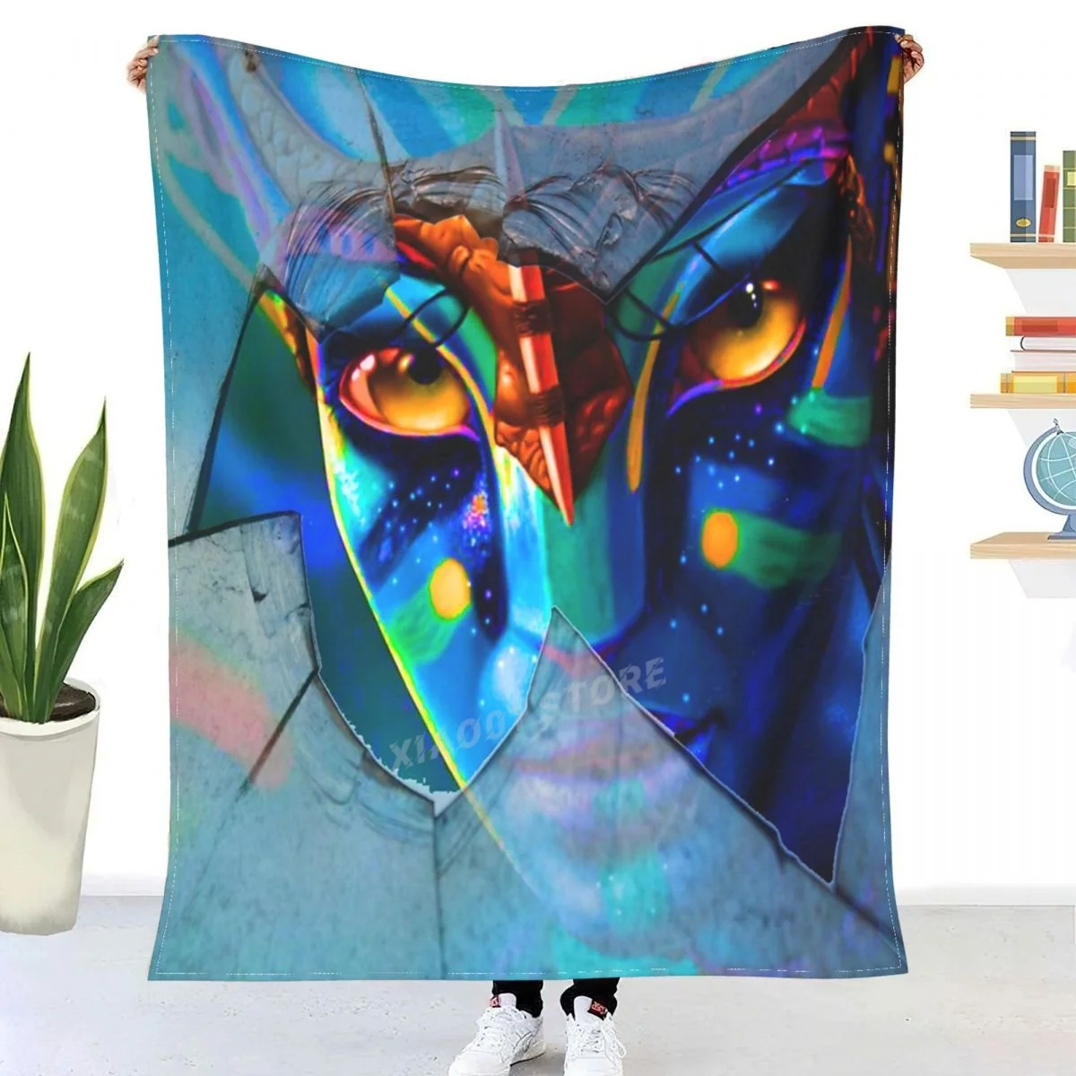 

World Of Pandora - Avatar-Neytiri, плед, одеяло Sherpa, постельное белье, мягкое одеяло s