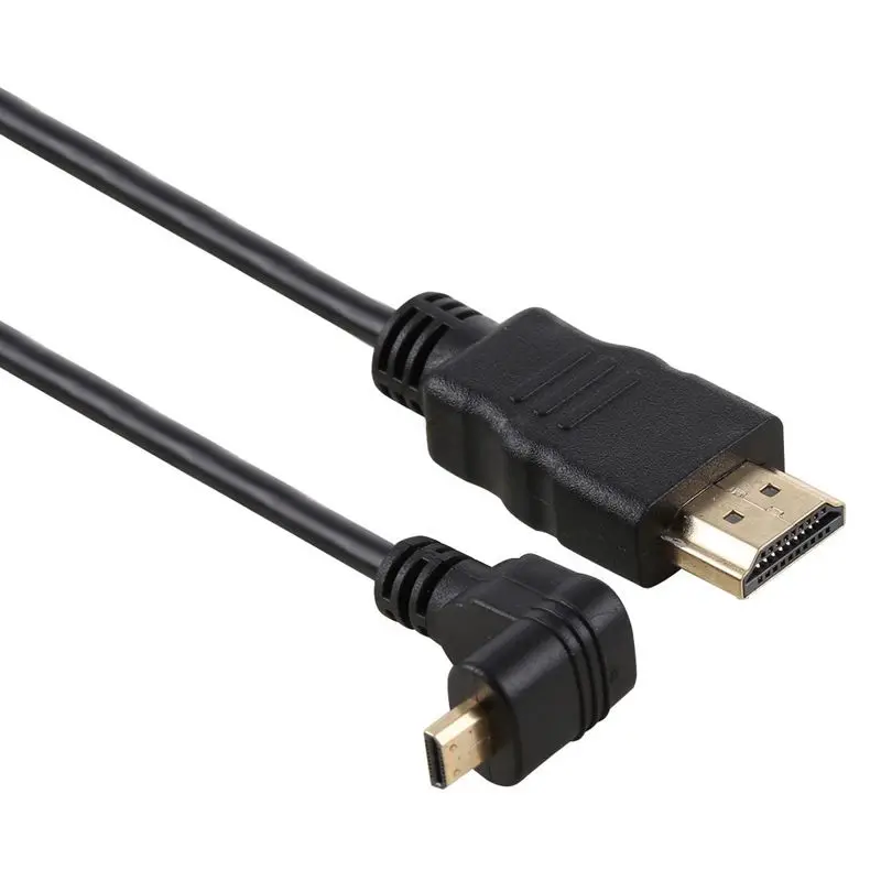 30 см Micro HDMI Прямоугольный штекер (90 градусов) Поддерживает 4k|Кабели VGA| |