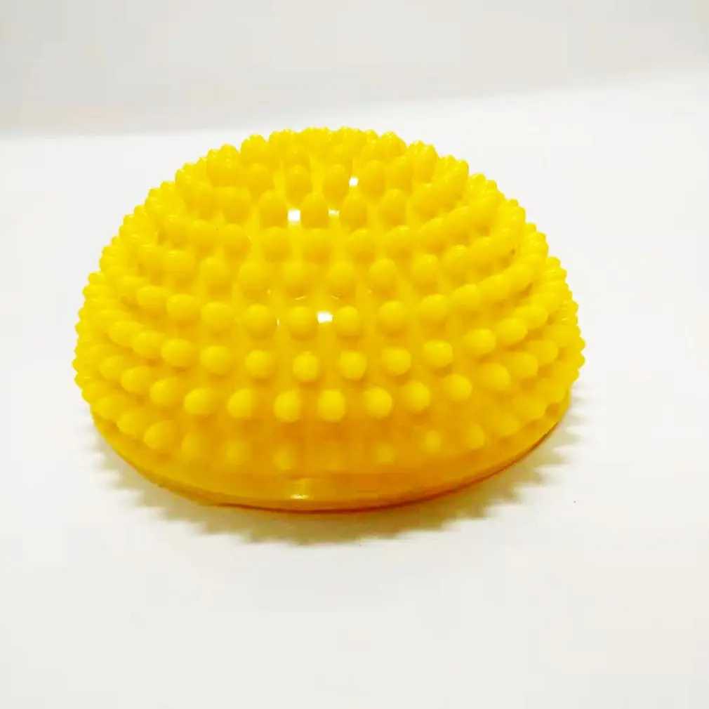 

Inflatable Pvc Yoga Hemisphere Durian Ball Foot Massage Ball Yoga Fitness Muscle Relaxation Semi-Circular Foot Massage Ball