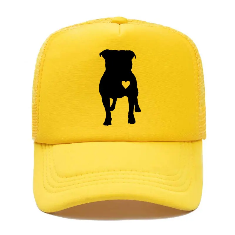 

Sale Cute Pitbull Heart Puppy Baseball Cap Casual Men Women Parent-child Hats Mesh Visor Outdoor Sun Hat Adjustable Caps