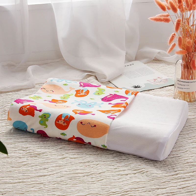 Мультяшная детская подушка с защитой от наклона головы медленным