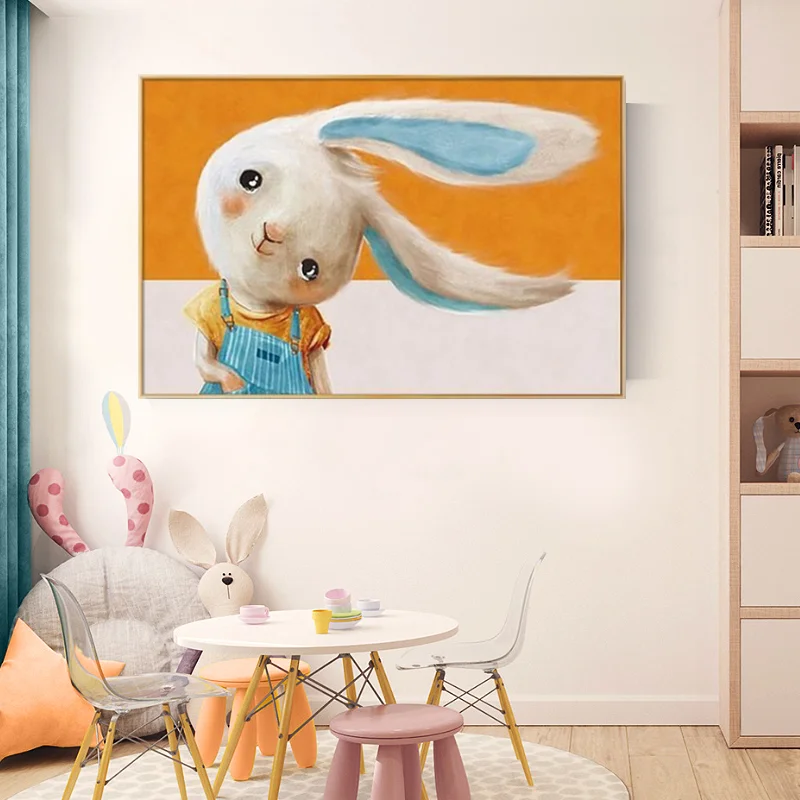 

Рукоделие, точная печать «сделай сам», детская комната, милый мультяшный кролик, наборы для вышивки, вышивка крестиком