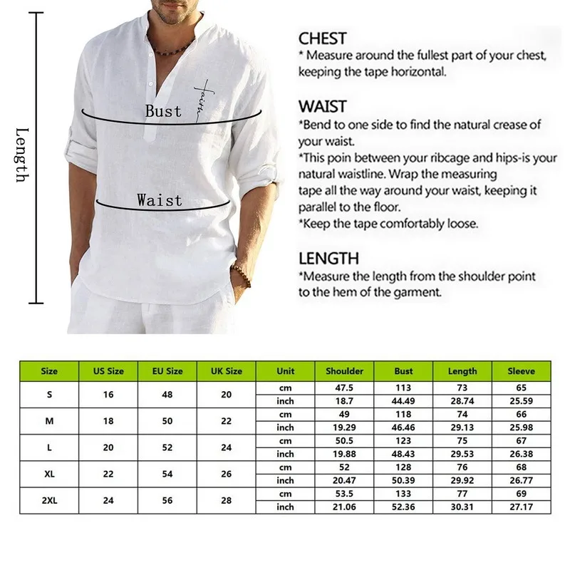 

Long Sleeve Shirt Linen Tops Sexy Men clothing 2021 Summer Letter Print Casual Pullover Single-breasted Sexy Mens Blouse