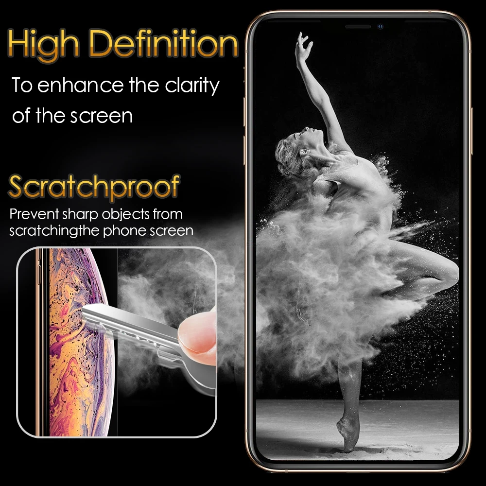 

2pcs Soft Nano Explosion Proof Screen Protector Protective Film For HuaWei Honor 7C Pro 8A 8X 9X Lite Premium