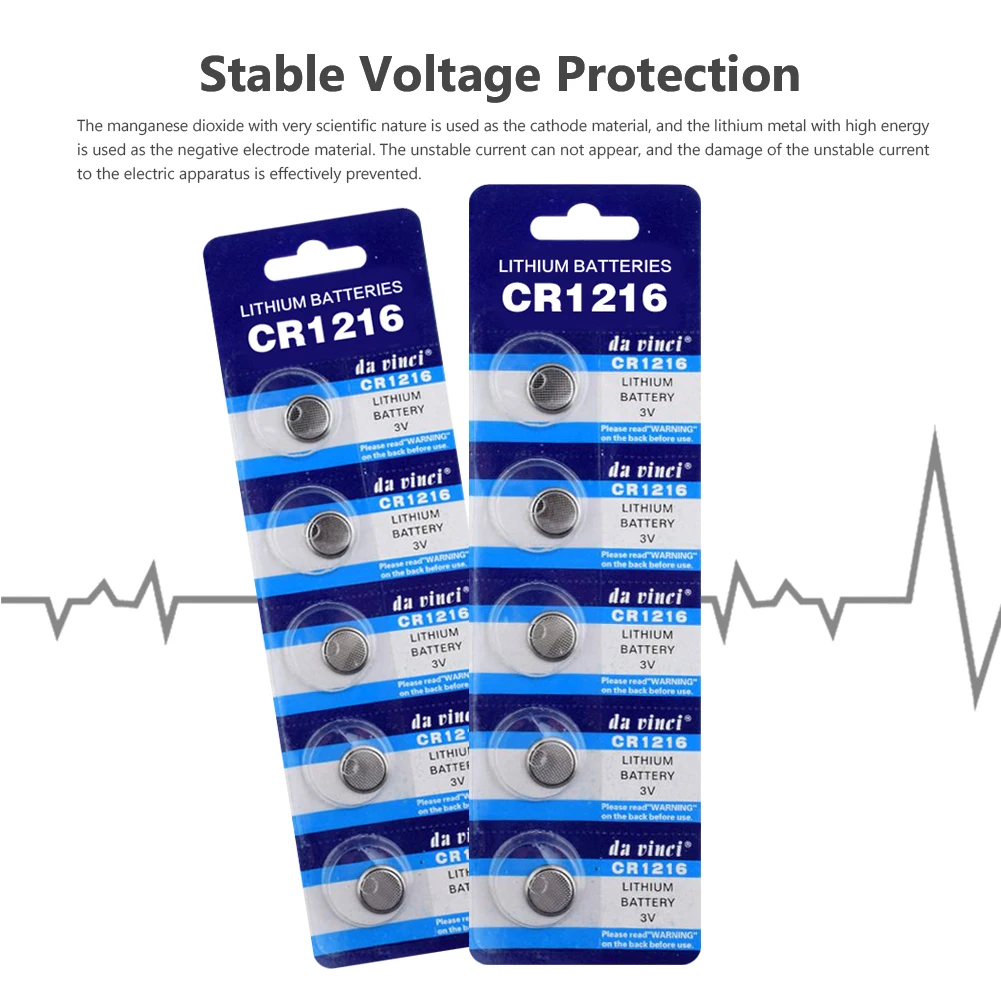 5-50 шт. кнопочные батарейки 3 в CR1216 | Электроника