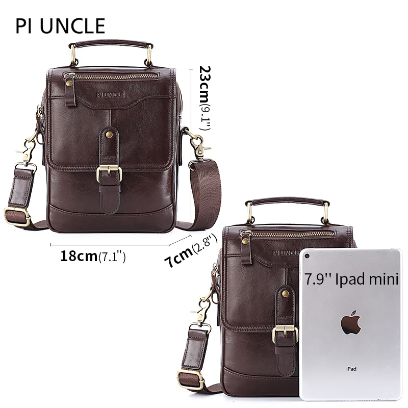 Сумка кросс-боди мужская из натуральной кожи повседневный мессенджер маленький