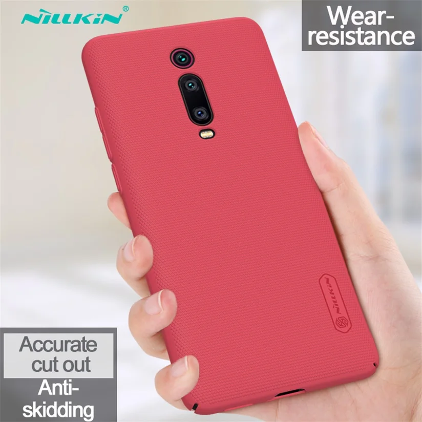 Red Xiaomi mi 9T красный Redmi K20 чехол mi 9T Pro чехол Nillkin Супер Матовый щит жесткая задняя панель из поликарбоната защитный чехол для телефона красный Redmi K20Pro - Цвет: Red
