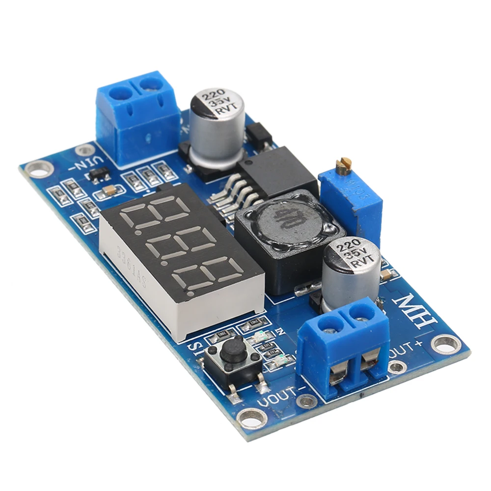 3A 5A 75W 24V to 12/5V LM2596S DC Step Down Регулируемый Модуль питания LM2596 регулятор напряжения с