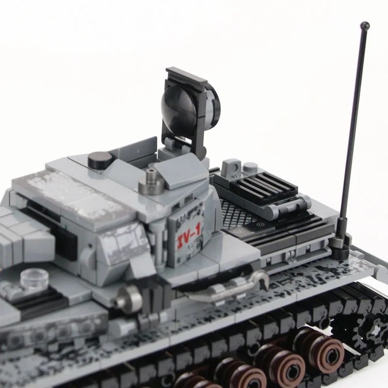 WW2 военные Германия IV танковые солдаты строительные блоки армейские Аксессуары