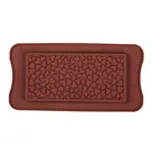 Силиконовая 3d форма для шоколада с тиснением в форме сердца