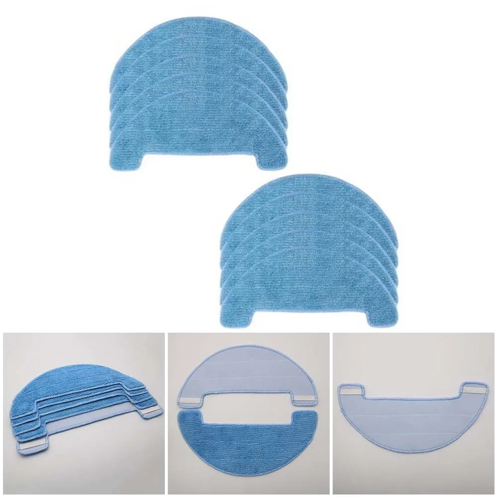 

10Pc Mop Cloth Mopping Cloths For Coredy R500 R500+ R750 Dry Robot Vacuum Cleaner Household Sweeper Cleaning Tool Replacement