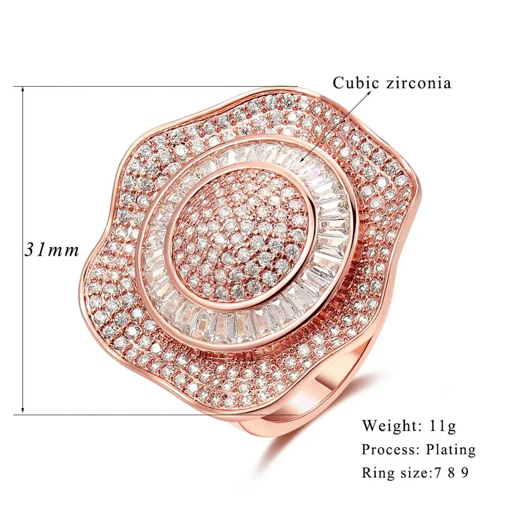 ERLUER Original Women Rings Luxury Zircon Stone for Wedding Engagement Ring Fashion Promotions Jewelry 2019 | Украшения и