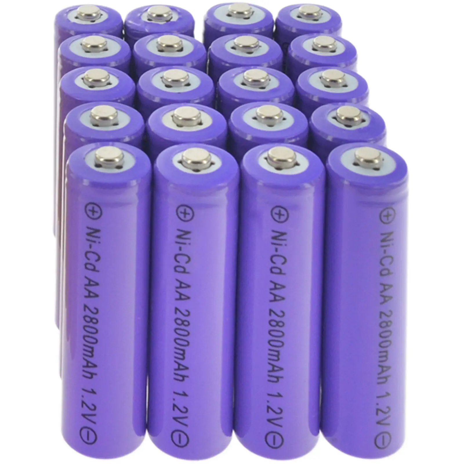 12 шт. AA NiCd 2800mAh 1 2 V перезаряжаемая батарея Садовый Солнечный светильник лампа