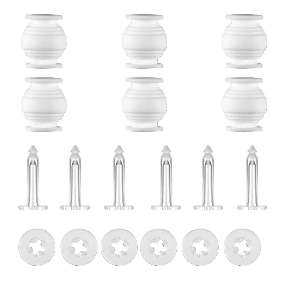 

6 Packs Soft Silicone Damping Balls Rubber Damper Anti-drop Pins Kits Gimbal Mounting Buckle for DJI Phantom 3 Gimbal Camera