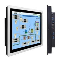 12 1 inch embedded ipc with capacitive touch screen mini tablet pc industrial all in one computer for windowslinux 1024768