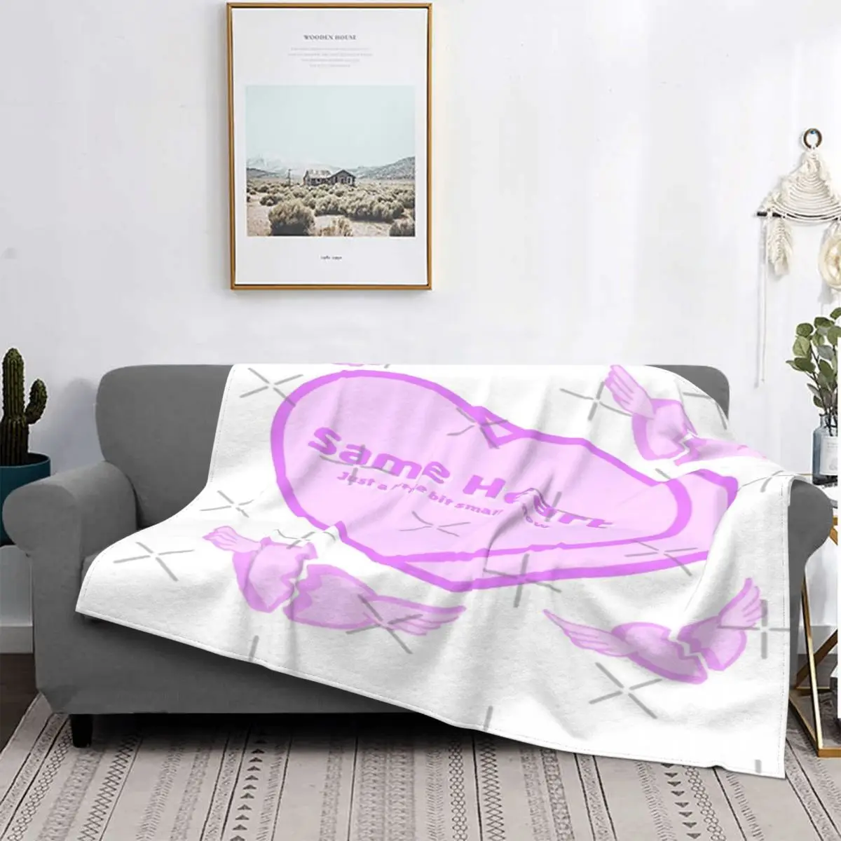 

Mismo corazón-solo un pequeño 2 manta colcha cama A cuadros edredones colchas manta térmica en la cama