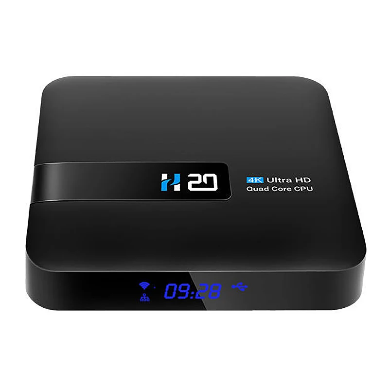 H20 Smart TV Box Set Top Android 10 Media Player 3D Video Youtube Netflix 2.4G Wifi 1+8GB Receiver(EU Plug) | Электроника