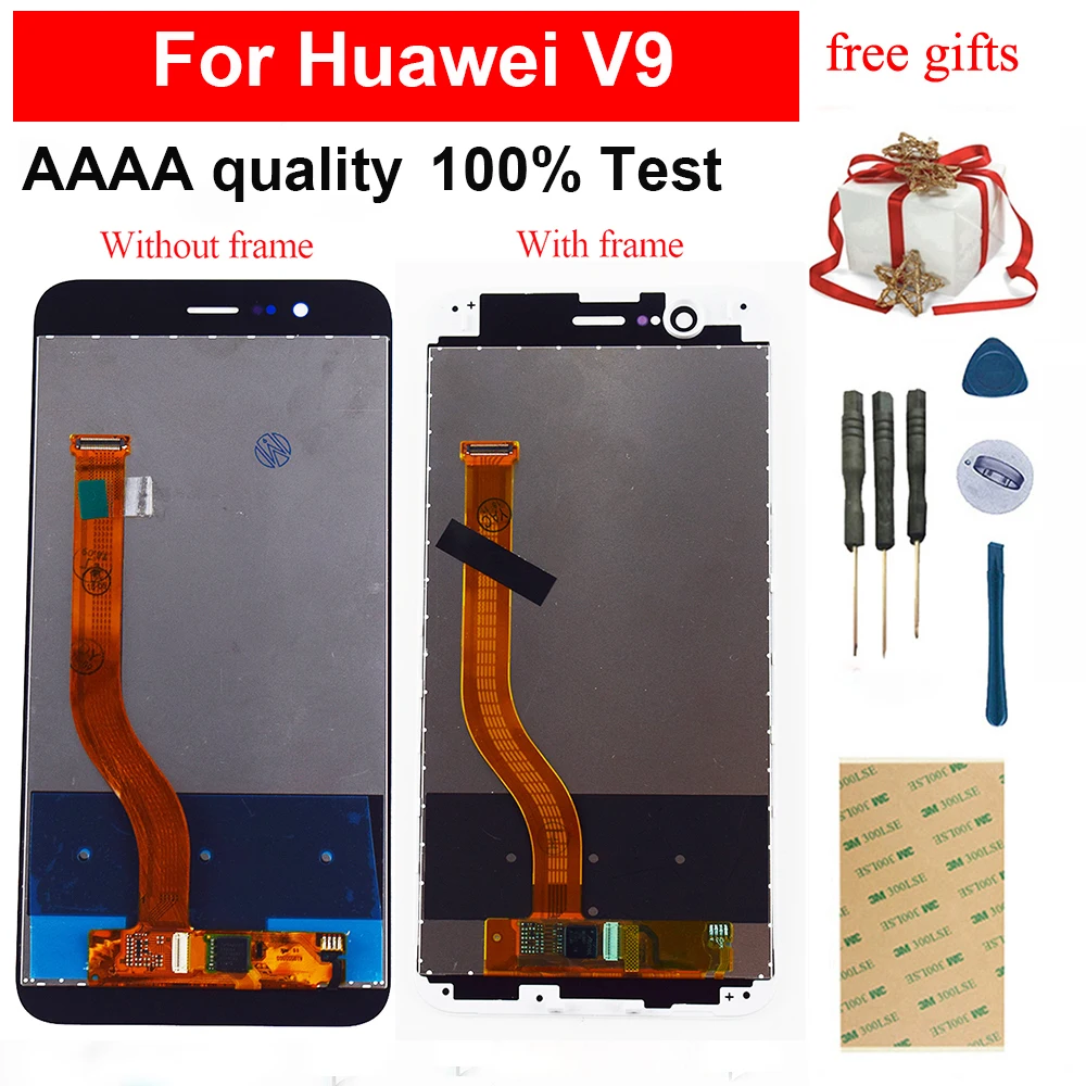 For Huawei V9 LCD Display Honor 8 Pro DUK-L09 DUK-AL20 Touch Screen Digitizer Sensor Assembly Frame | Мобильные телефоны и