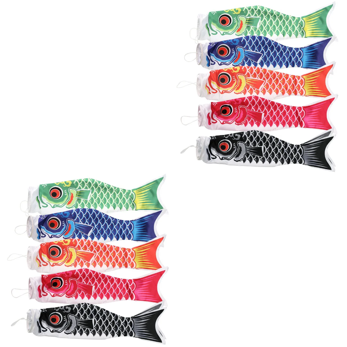 

2 шт. 70 см 5 шт. японские ноборские носки на карпа Koinobori красочный ФЛАГ РЫБЫ Подвесной Настенный декор Дракон лодка праздничное украшение