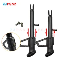 motorcycle scooter kickstand side lining stand kick foot bracket with spring bolt hole distance 17181920212223cm universal