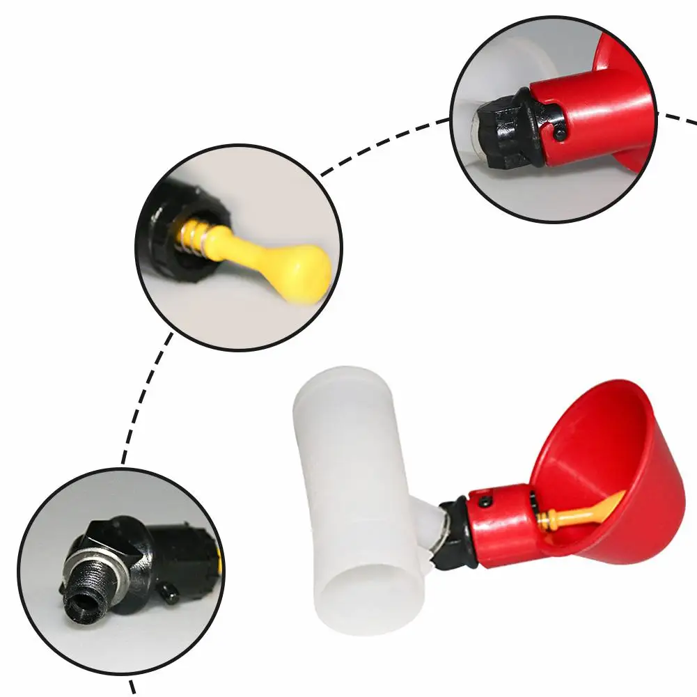 5 шт. автоматическая поилка для птицы с винтами|Кормление птиц| |