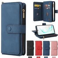 multifunction leather zipper wallet luxury case for samsung galaxy note 20 ultra flip case for galaxy note 20 phone funda cover