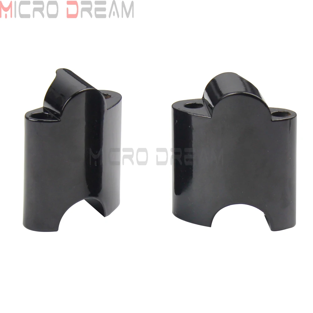 Черный CNC 1 &quotРуль Бар Riser 2&quot рост блок Расширение Комплект для Harley Sportster XL 1200 XL1200X