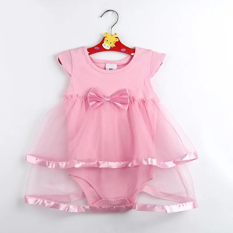 

2022 Fashion Baby Girl Clothing Newborn Kids Princess Tutu Bodysuit Playsuit Dress Children Beautiful Dresses Clothes Gift
