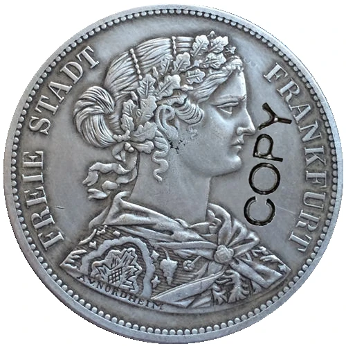 

1866 German copy coins