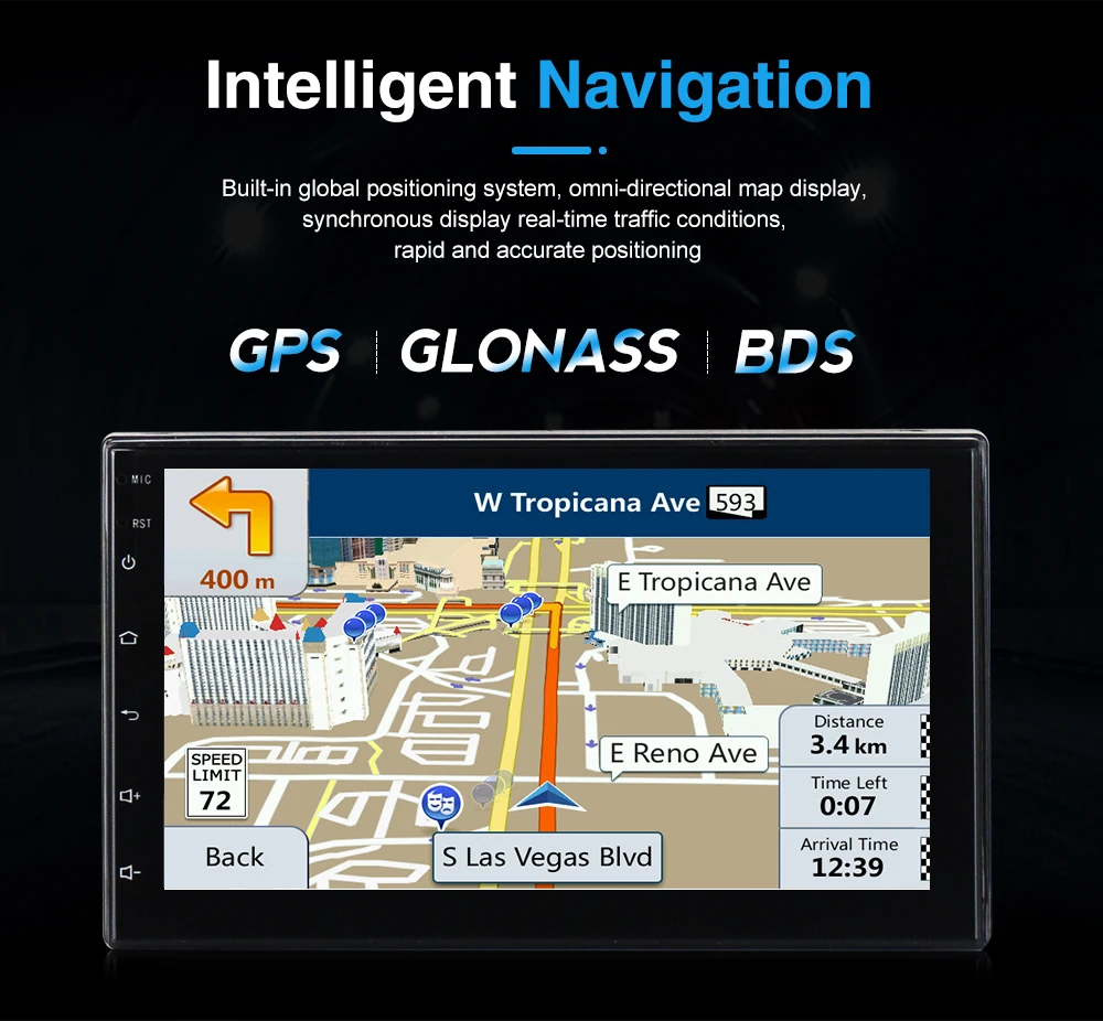 

1DIN 7- Android 10,0 6G + 128G GPS - Toyota Honda VW Hyundai