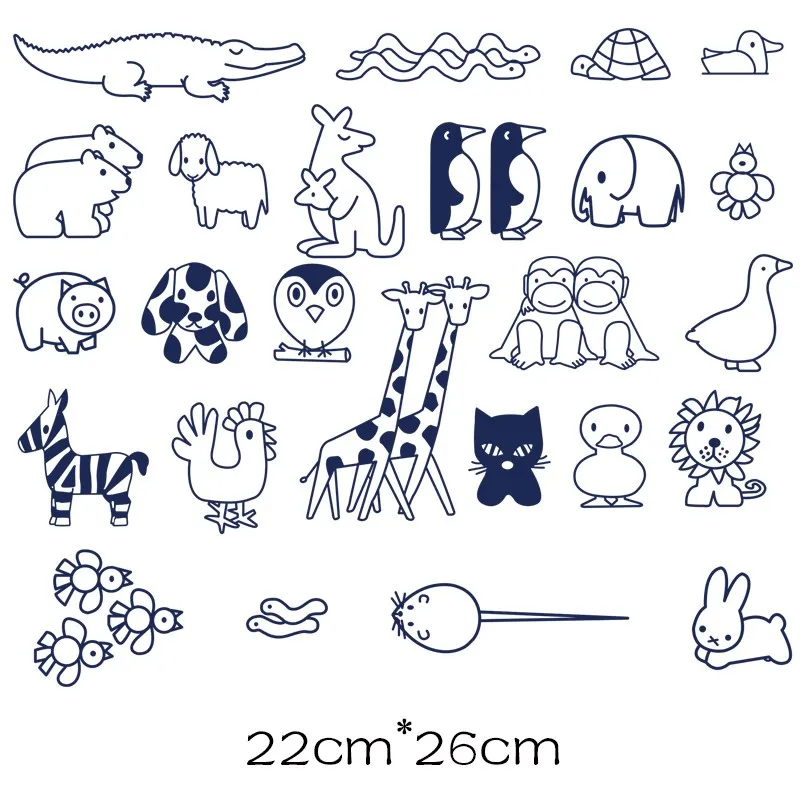 Нашивки с мультяшными животными собакой кошкой аппликации для глажки детской