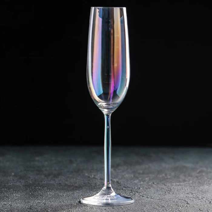 Бокал для шампанского Бонитас 150 мл с гальваническим покрытием цвет