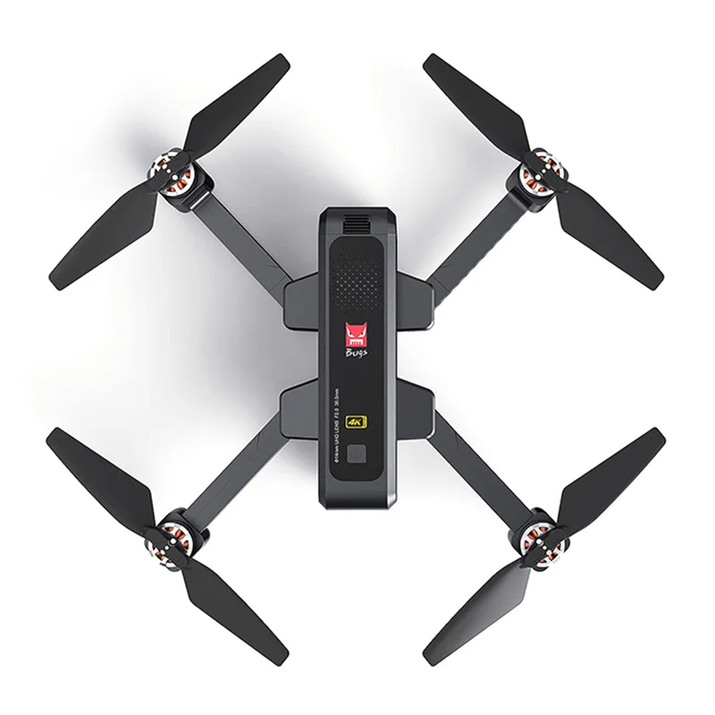 Квадрокоптер MJX B4W Радиоуправляемый с Wi Fi FPV 4K HD камерой ультразвуковой GPS складной