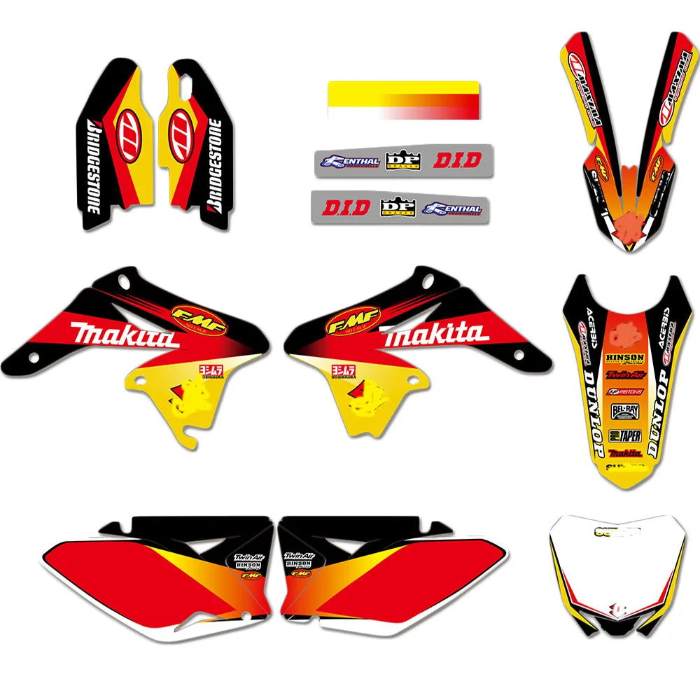 

3M Motorcycle Decal Sticker Graphics Kits for SUZUKI RMZ250 2010 2011 2012 2013 2014 2015 2016 2017 2018