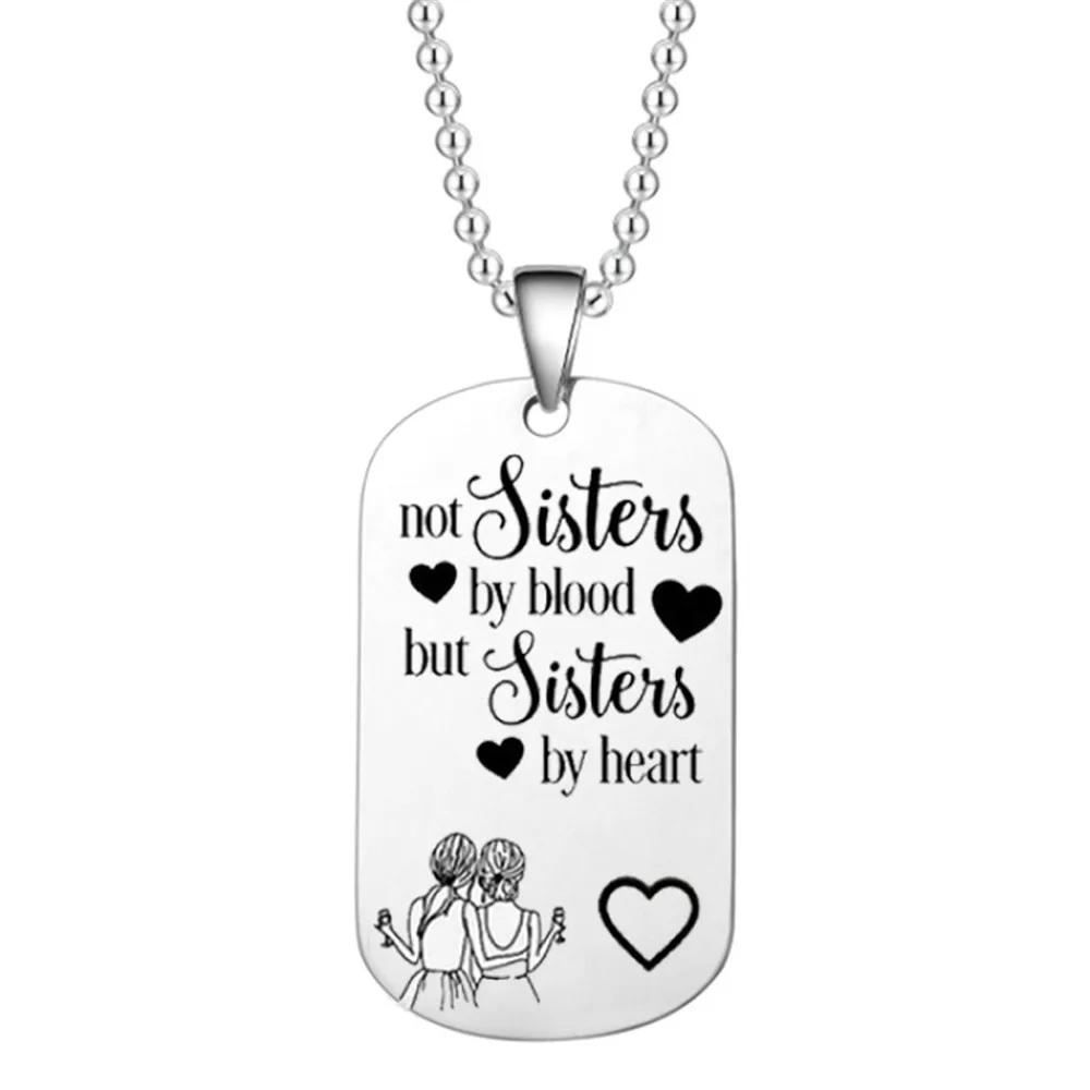 

Best Friends Keychain Keyring "not Sisters By Blood But Sisters By Heart" Friendship Jewelry Gift for Women Girls Gifts