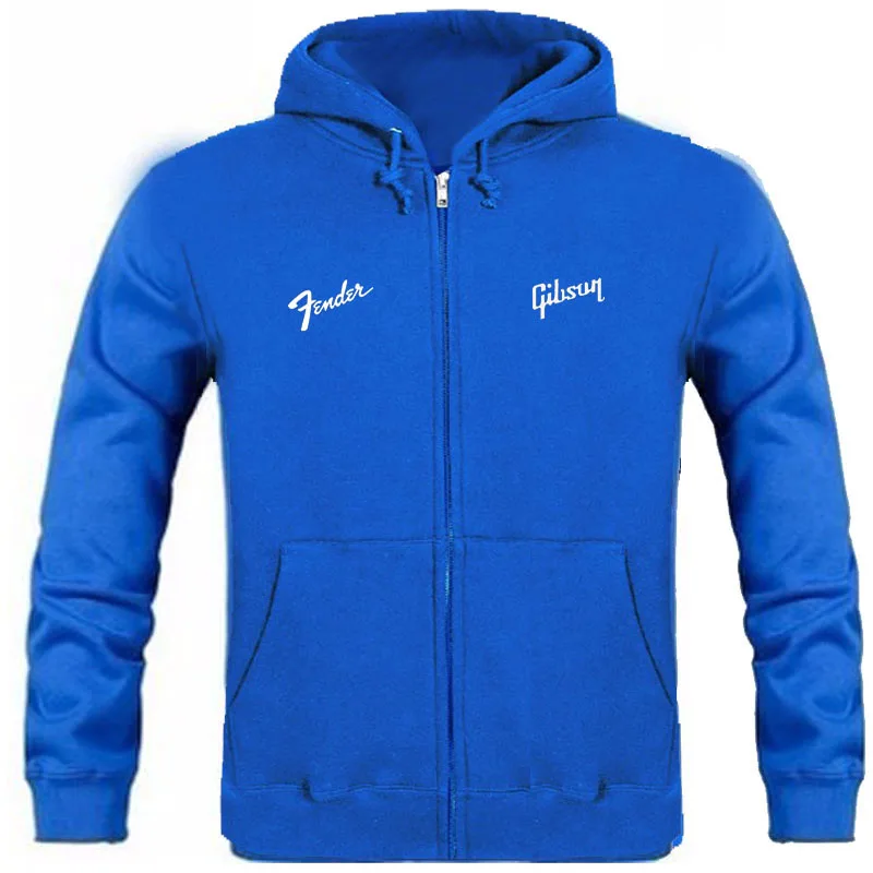 Осень гитара бренд мужской с длинным рукавом сплошной балахон на молнии