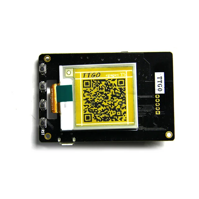1.54 inch TTGO T5S V1.2 Wifi модуль системы беспроводной связи bluetooth база ESP-32 Esp32 желтый дисплей EPaper Sperker электрическая макетная плата - Цвет: 1.54 inch