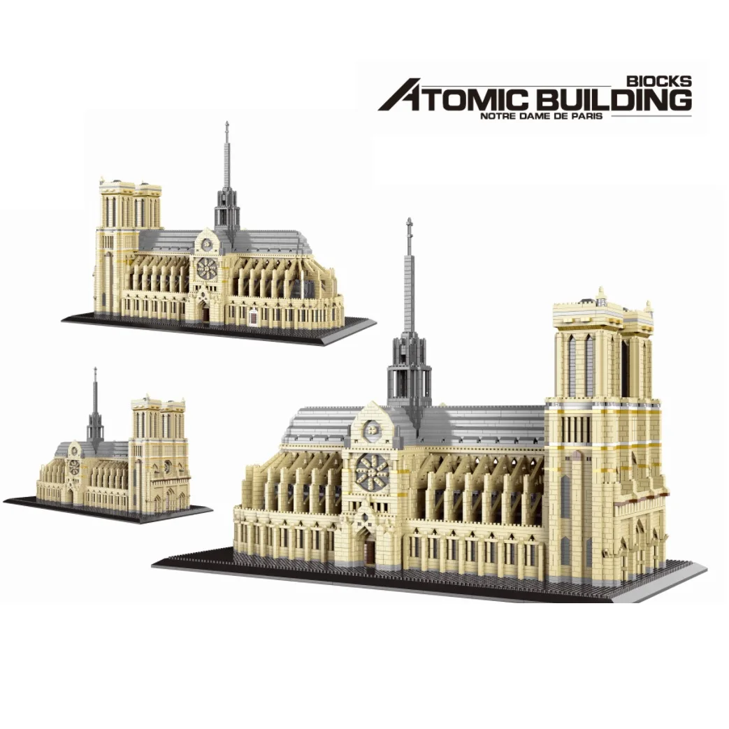 7380 шт. PZX мини-конструкторов в мире архитектура &quotNotre Dame De Paris Алмазные Кирпичи