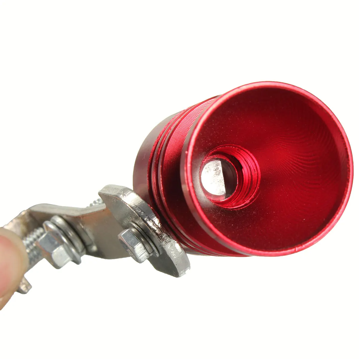 Универсальная красная выхлопная труба для мотоцикла и автомобиля звуковой