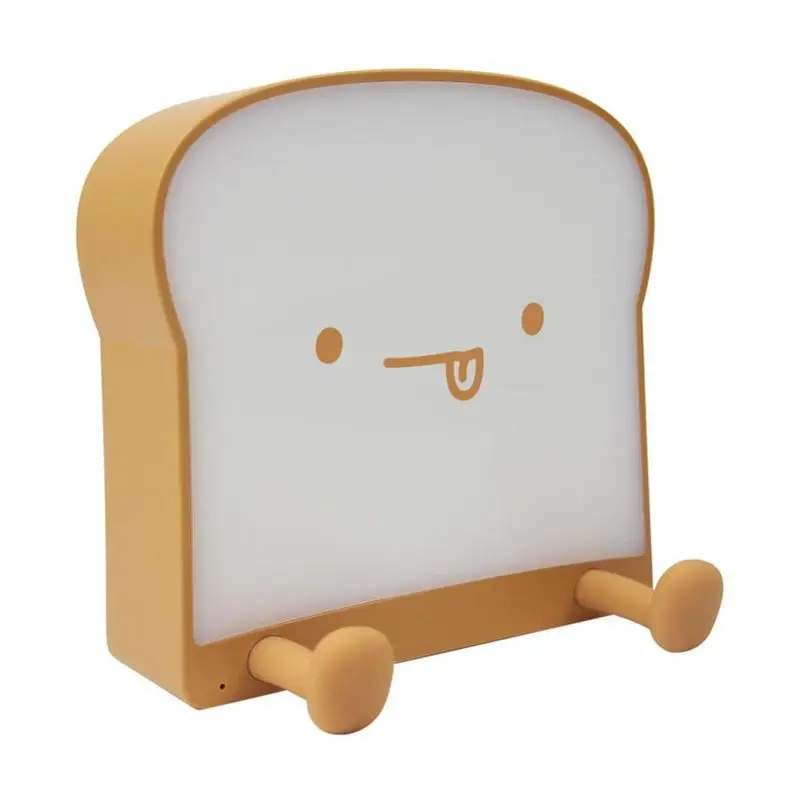 

Toast Night Light Plug Light Sensor Control Night Light Square Mini Colorful Bedroom Novelty Gift Lamp For Baby Lights Roma C7W3