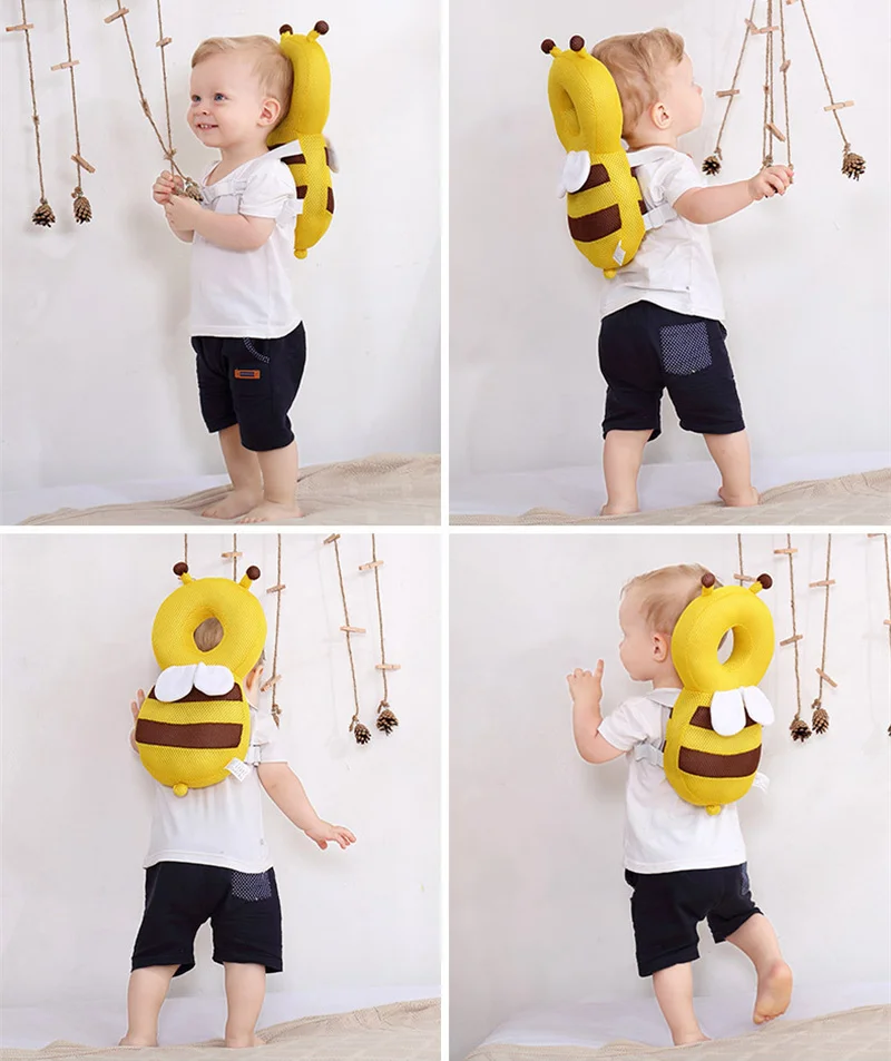 Подушка для защиты головы младенца с рисунком из мультфильма мягкая хлопковая