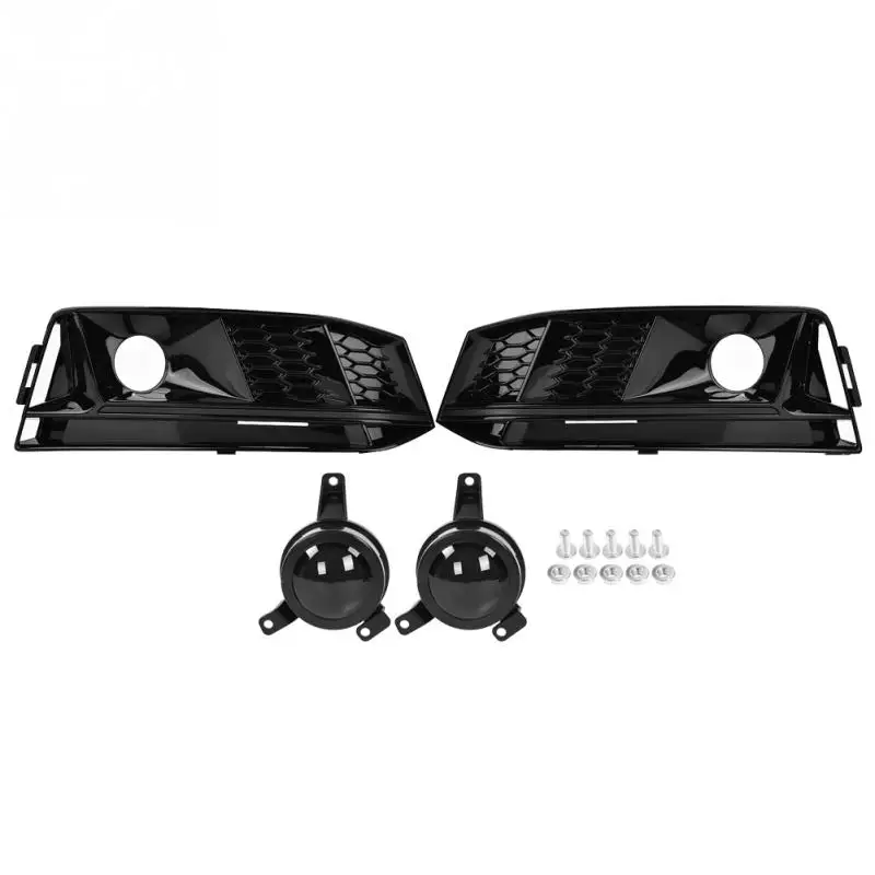 Пара для передних бамперов S4 Style противотуманный светильник решетка радиатора с