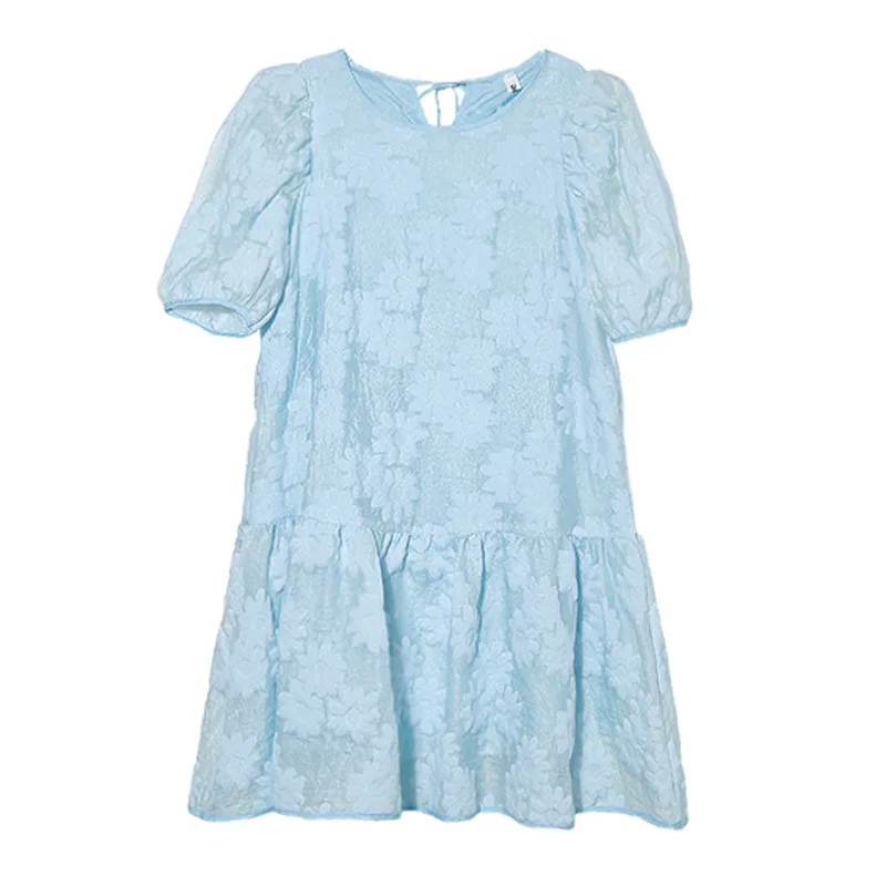 

Elegant Maternity Clothes Summer Short Sleeve Easy Matching Loose Fleabane Stylish Dress for Pregnant Women Mom Dress