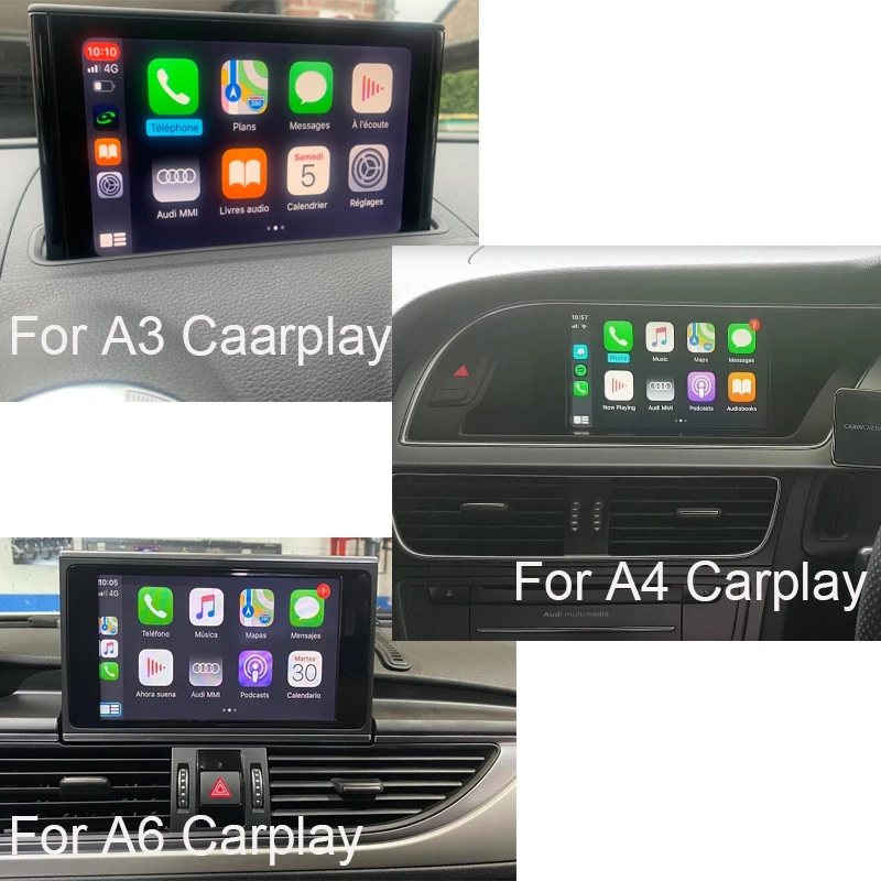 Беспроводной автоматический модуль Apple Carplay Android для AUDI B9 A5/S5/A4/A3 A6 A7 A8 Q2 Q3 Q5 Q7 S5 MMI