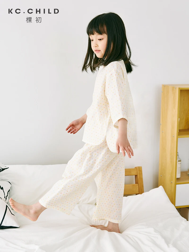 KC.Child 2020 последняя детская пижама звездное небо милый стиль рукав 3/4 Детская