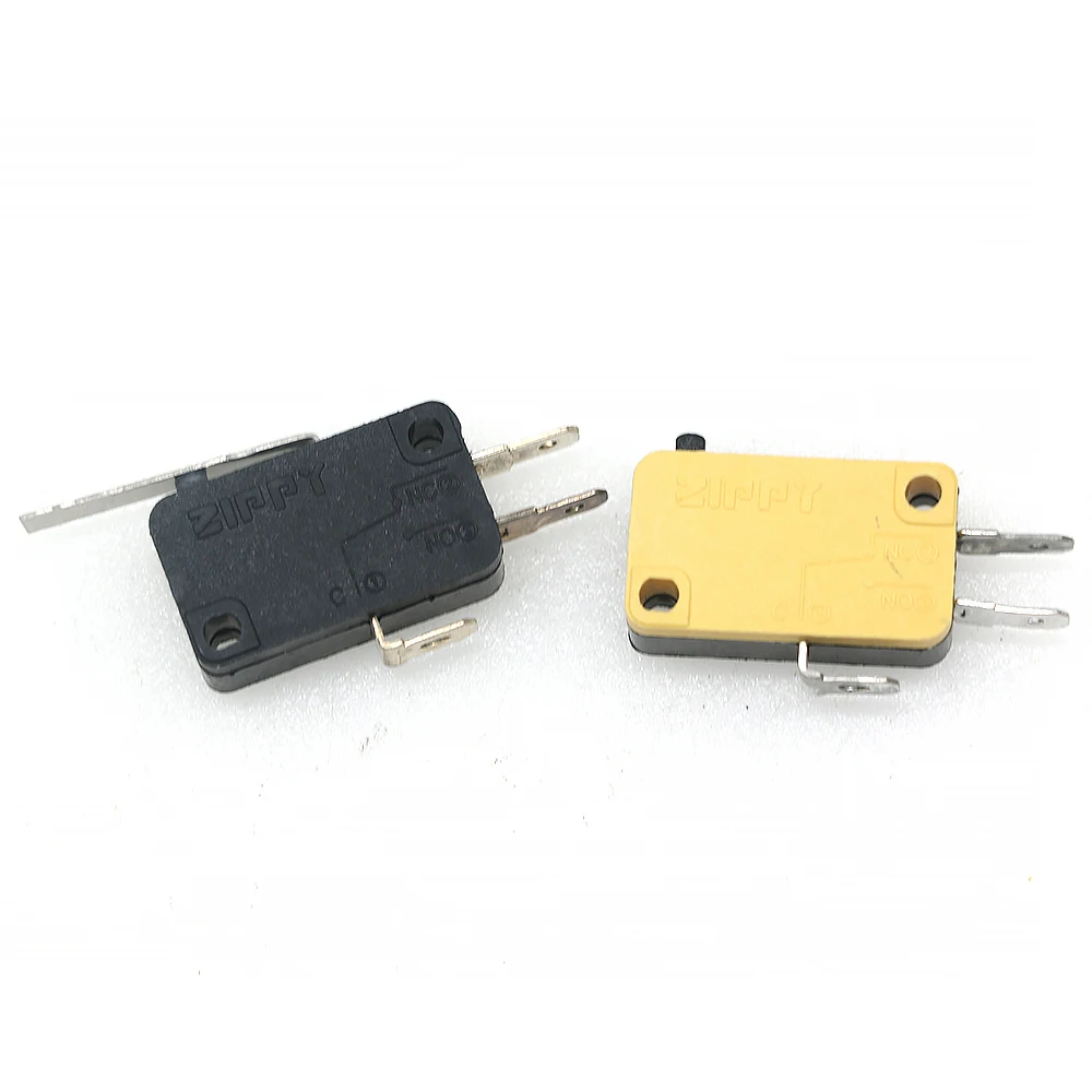 100 3Pin ZIPPY Micro Switches Push Button Connector Joystick Microswitches For Video Arcade Game Coin Machine Accessories