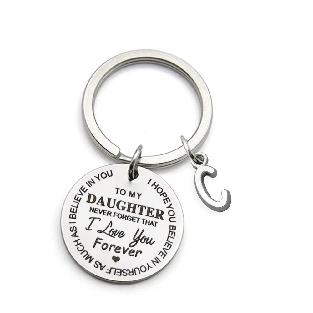 Для моей дочери я люблю тебя навсегда вдохновляющий подарок брелок лучший для